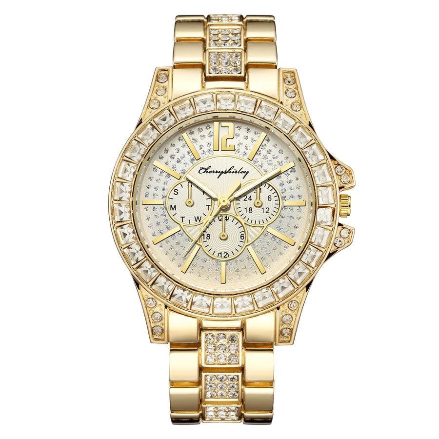 classic style solid color horseshoe buckle quartz women's watches