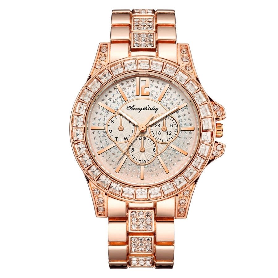 classic style solid color horseshoe buckle quartz women's watches