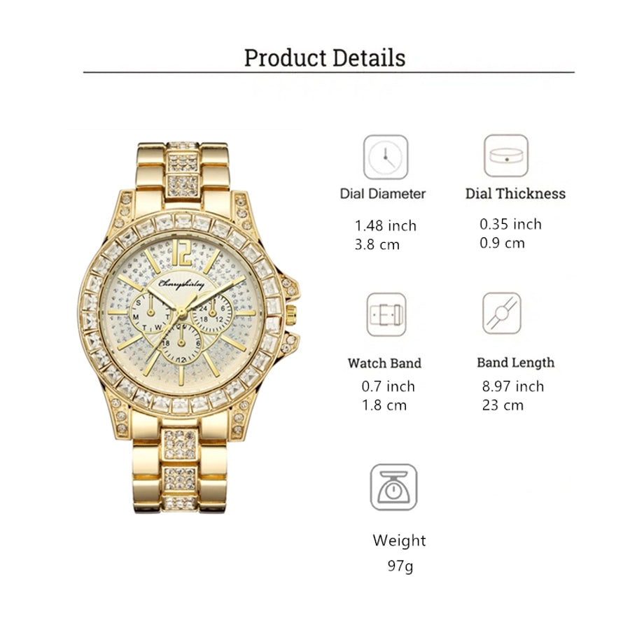 classic style solid color horseshoe buckle quartz women's watches