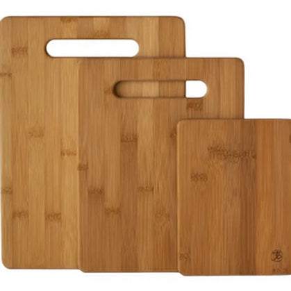 BAMBOO CUTTING BOARD SET - 3