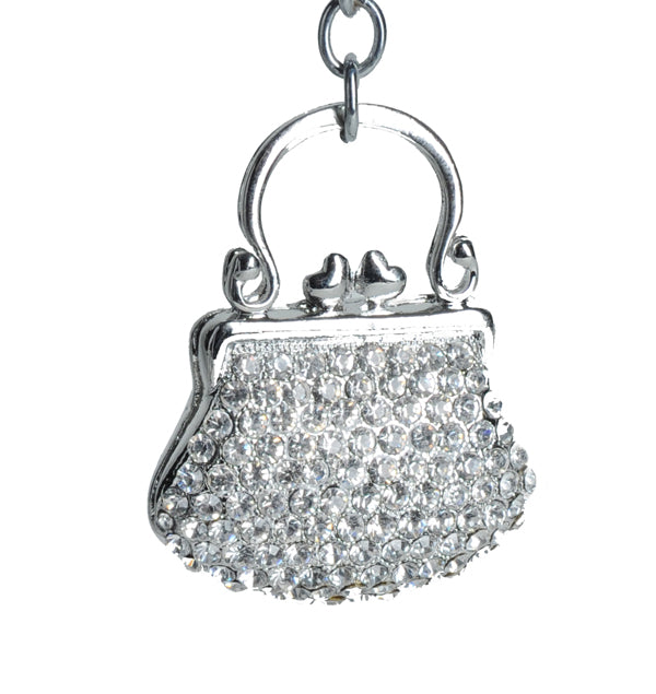 CRYSTAL HANDBAG KEYCHAIN W RHINESTONE KC10